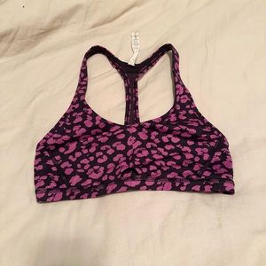 Lululemon Pink and Navy sports bra